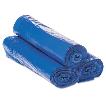 Inteplast Group Draw-tuff Institutional Draw-tape Can Liners, 30 Gal, 1 Mil, 30.5" X 40", Blue, 200-carton freeshipping - TVN Wholesale